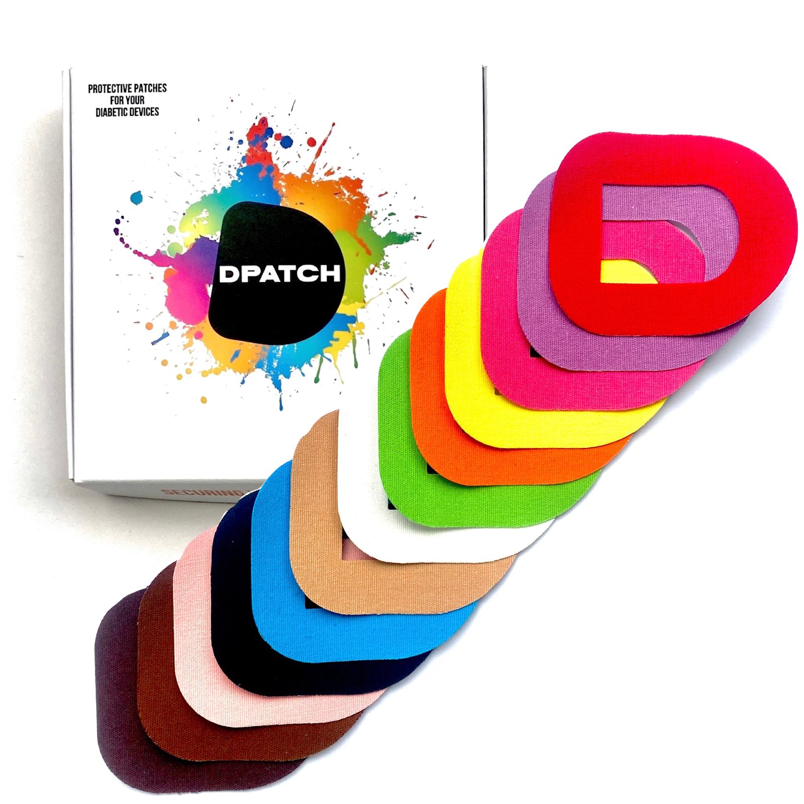 Patch adesivo liscio per pod Omnipod scegli i tuoi colori